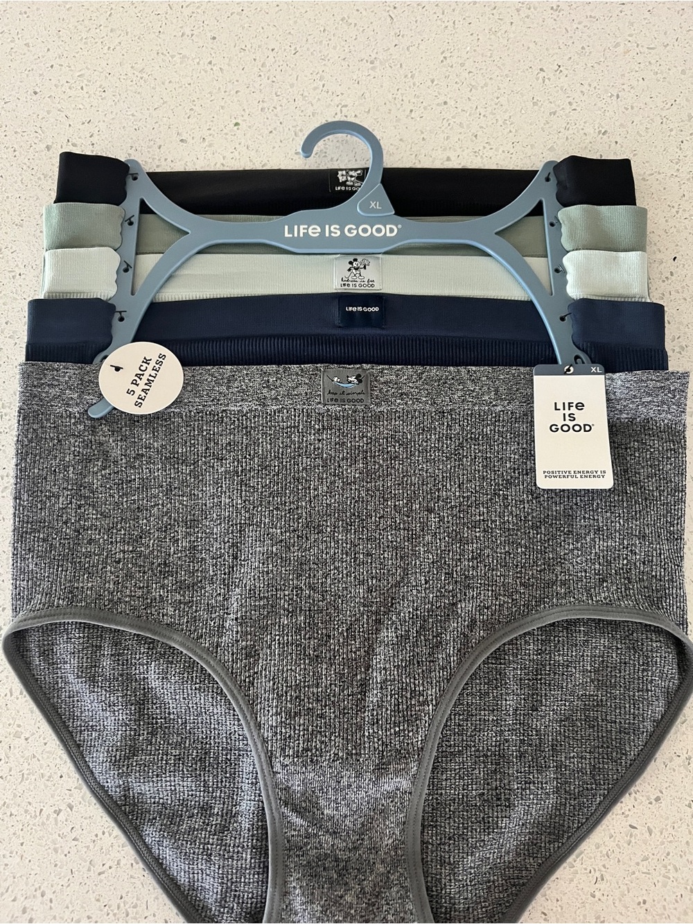 Life is Good Mickey Steamboat Willie 5 Pack Undies XL